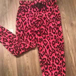 Leopard Print Pajama Pants